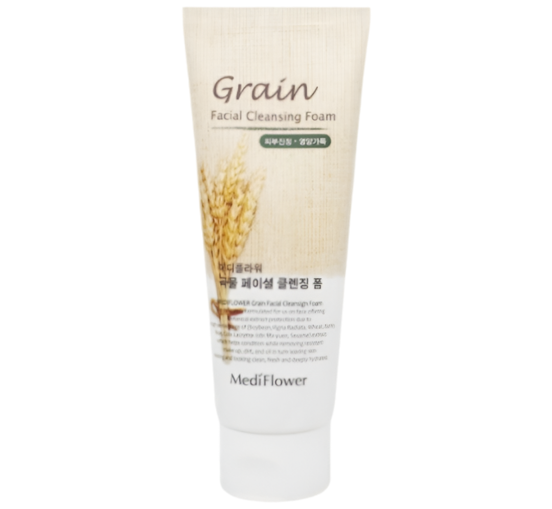 Medi Flower Grain Facial Cleansing Foam