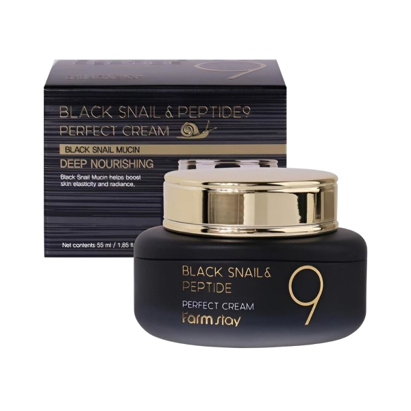Farmstay Black Snail & Peptide 9 Perfect Cream