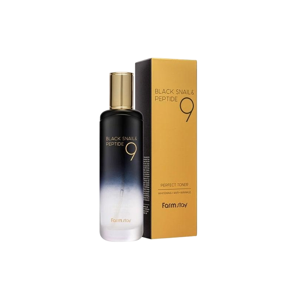 Farmstay Black Snail & Peptide 9 Perfect Toner